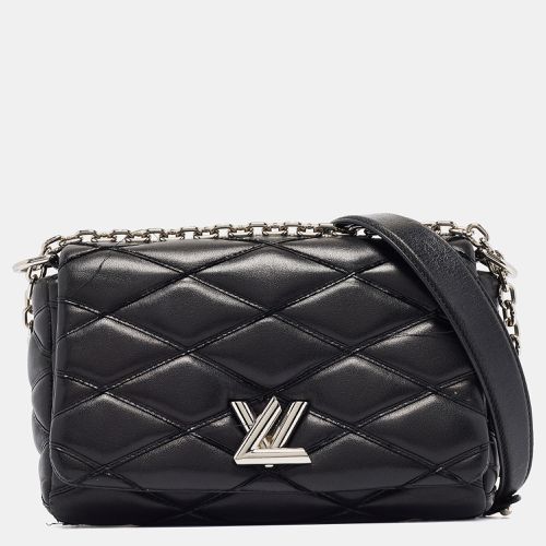 Louis Vuitton Black Malletage Leather GO-14 PM Bag - Louis Vuitton - Modalova