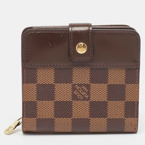 Louis Vuitton Damier Ebene Canvas Compact Zippy Wallet - Louis Vuitton - Modalova