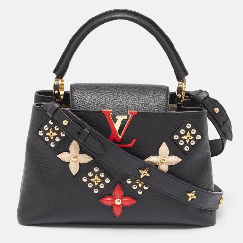 Louis Vuitton Black Taurillon Leather Limited Edition Applique Capucines PM Bag - Louis Vuitton - Modalova