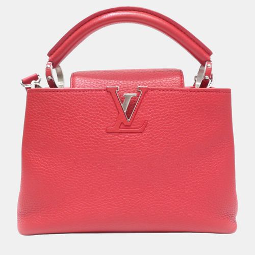 Louis Vuitton Red Leather XS Capucines Top Handle Bags - Louis Vuitton - Modalova