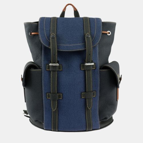 Louis Vuitton Blue/Black Monogram Christopher Backpack - Louis Vuitton - Modalova