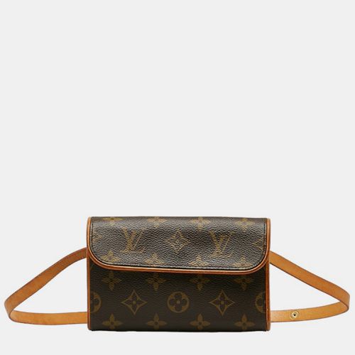 Louis Vuitton Brown Canvas Monogram Pochette Florentine Belt Bag - Louis Vuitton - Modalova