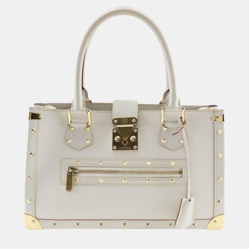 Louis Vuitton White Leather Suhali Vision le Fabuleux Tote Bag - Louis Vuitton - Modalova