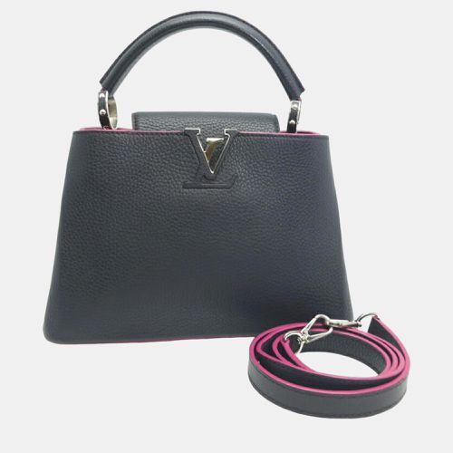 Louis Vuitton Black Leather BB Capucines Top Handle Bags - Louis Vuitton - Modalova