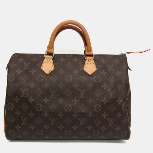 Louis Vuitton Brown Canvas Speedy Handbag - Louis Vuitton - Modalova