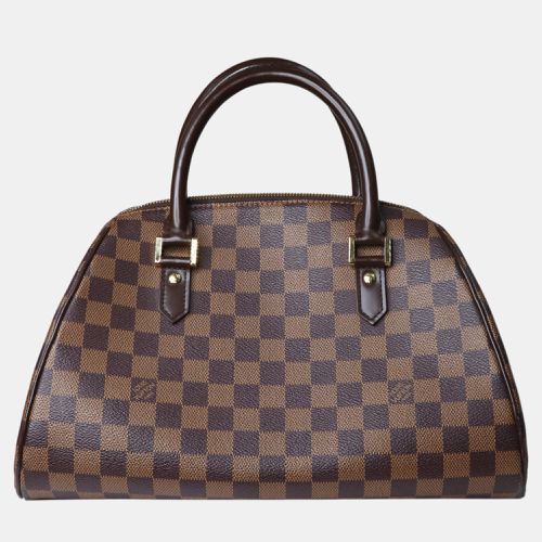 Louis Vuitton Brown Damier Ebene Canvas Rivera Top Handle Bag - Louis Vuitton - Modalova