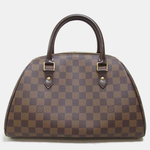 Louis Vuitton Brown Damier Ebene Canvas Rivera MM Top Handle Bag - Louis Vuitton - Modalova