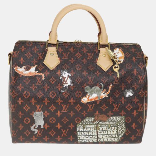 Louis Vuitton Canvas 30 Catogram Speedy Bandouliere Satchel - Louis Vuitton - Modalova