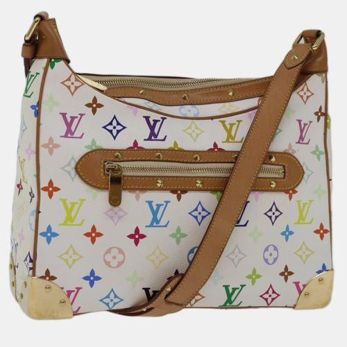 Louis Vuitton White Canvas Boulogne Shoulder Bag - Louis Vuitton - Modalova