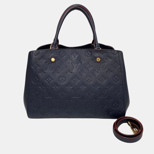 Louis Vuitton Marine Rouge Monogram Empreinte Leather Montaigne BB Bag - Louis Vuitton - Modalova