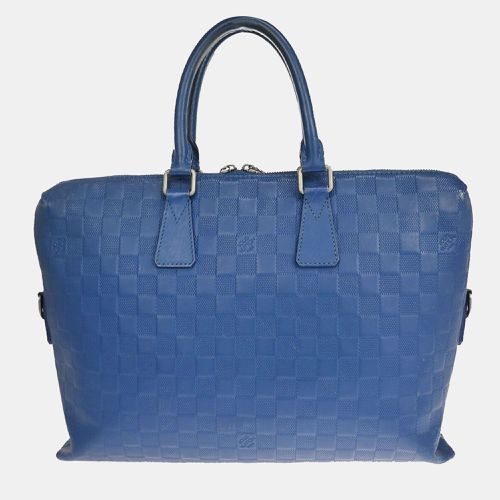 Louis Vuitton Blue Leather Porte Documents Briefcase - Louis Vuitton - Modalova