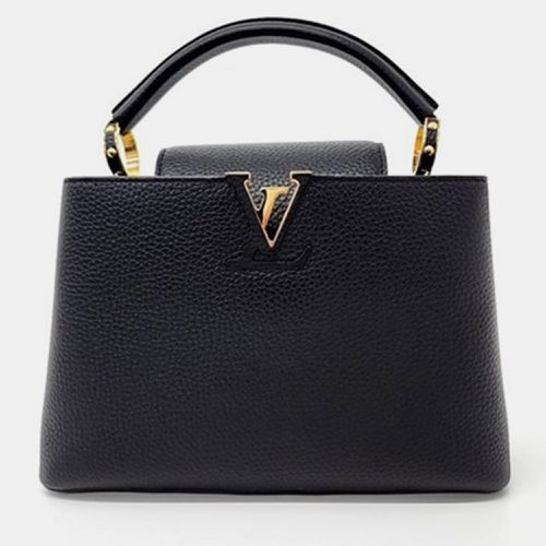 Louis Vuitton Black Leather Capucines BB Top Handle Bag - Louis Vuitton - Modalova