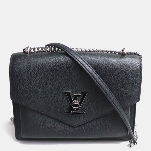 Louis Vuitton Black Leather My Lockme Chain Shoulder Bag - Louis Vuitton - Modalova