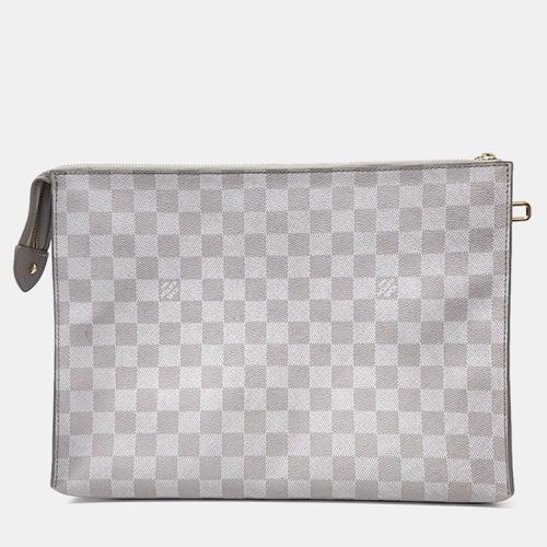 Louis Vuitton Grey Damier Graphite Canvas Clutch Bag - Louis Vuitton - Modalova