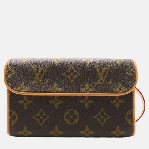 Louis Vuitton Brown Canvas Pochette Florentine Belt Bag - Louis Vuitton - Modalova