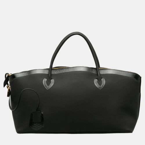 Louis Vuitton Black Leather Lockit East-West Handbag - Louis Vuitton - Modalova