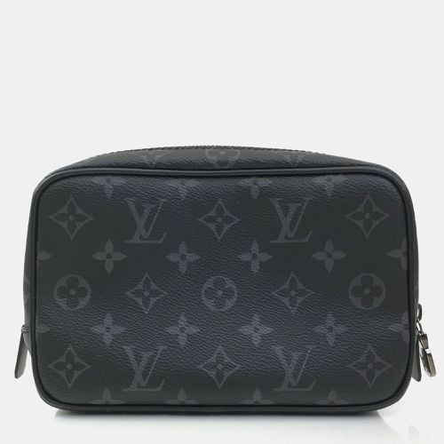 Louis Vuitton Black Monogram Eclipse Toiletry Pouch Bag - Louis Vuitton - Modalova