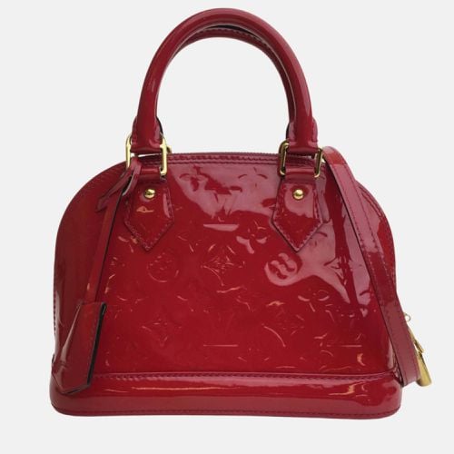 Louis Vuitton Red Monogram Vernis Leather Alma BB Satchel - Louis Vuitton - Modalova