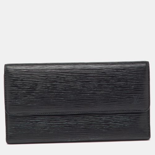 Louis Vuitton Black Epi Leather Porte Tresor Wallet - Louis Vuitton - Modalova