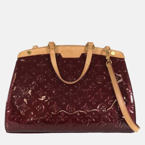 Louis Vuitton Red Monogram Vernis Leather Brea Satchel - Louis Vuitton - Modalova