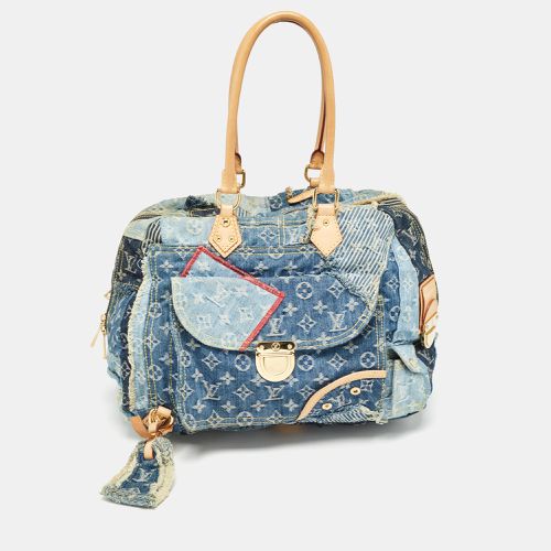 Monogram Patchwork Denim Bowly Bag - Louis Vuitton - Modalova