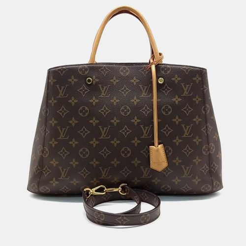 Louis Vuitton Brown Monogram Canvas Montaigne GM Tote Bag - Louis Vuitton - Modalova