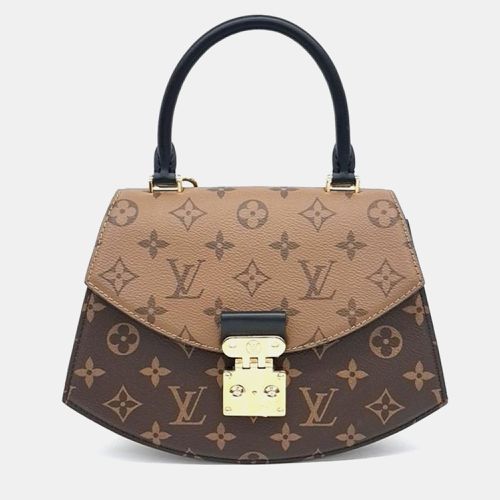 Louis Vuitton Brown Reverse Monogram Canvas Tilsit Top Handle Bag - Louis Vuitton - Modalova