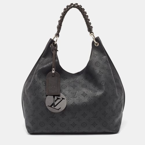 Louis Vuitton Black Monogram Mahina Leather Carmel Hobo - Louis Vuitton - Modalova