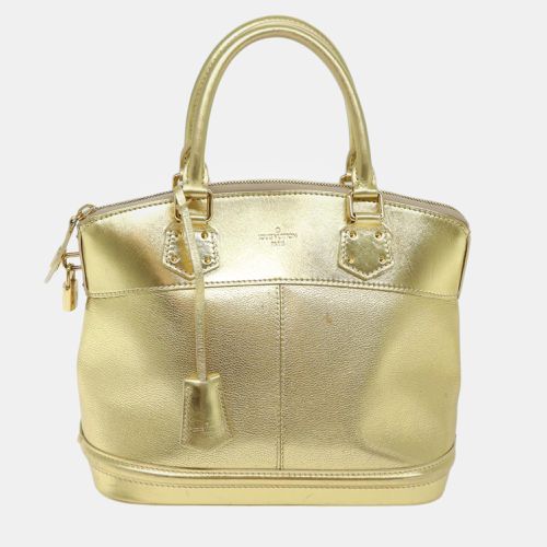 Louis Vuitton Gold Leather Suhali Lockit GM Satchel bag - Louis Vuitton - Modalova