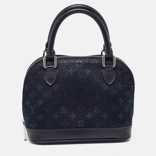 Louis Vuitton Black Monogram Satin and Leather Limited Edition Alma Mini Bag - Louis Vuitton - Modalova