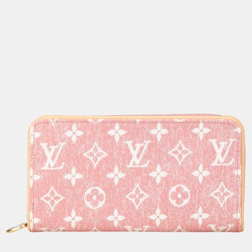 Louis Vuitton Pink Monogram Denim Jacquard Zippy Wallet - Louis Vuitton - Modalova