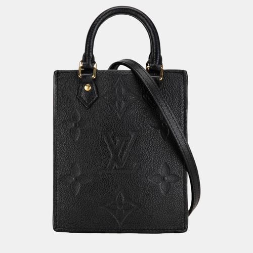 Louis Vuitton Black Monogram Empreinte Petit Sac Plat - Louis Vuitton - Modalova