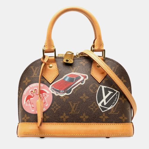 Louis Vuitton Brown Monogram World Tour Alma BB Satchel Bag - Louis Vuitton - Modalova