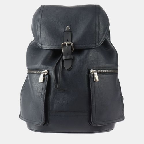 Louis Vuitton Navy Blue Utah Leather Canyon Backpack - Louis Vuitton - Modalova