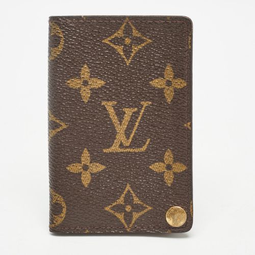 Louis Vuitton Monogram Canvas Porte Cartes Credit Pression Card Holder - Louis Vuitton - Modalova