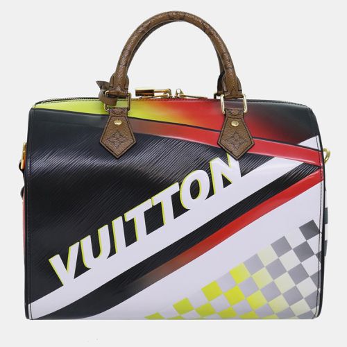 Louis Vuitton Black Rouge Epi and Damier Race Speedy Bandouliere 30 Satchel Bag - Louis Vuitton - Modalova