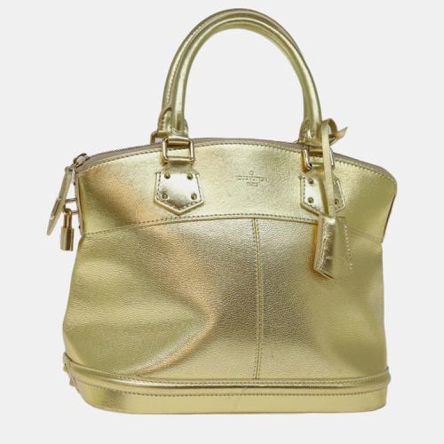 Louis Vuitton Gold Leather Suhali Lockit GM Satchel bag - Louis Vuitton - Modalova