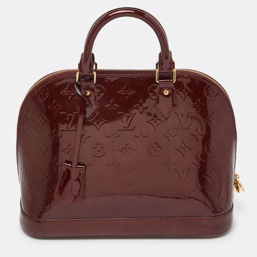 Rouge Fauviste Monogram Vernis Alma PM Bag - Louis Vuitton - Modalova