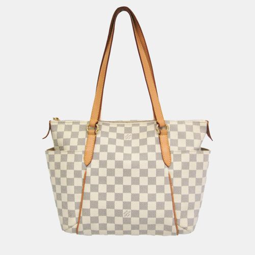 Louis Vuitton Grey/White Damier Azur Totally PM Tote Bag - Louis Vuitton - Modalova