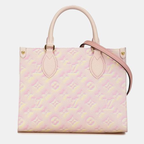 Louis Vuitton Pink Monogram Empreinte Summer Stardust OnTheGo PM Tote Bag - Louis Vuitton - Modalova