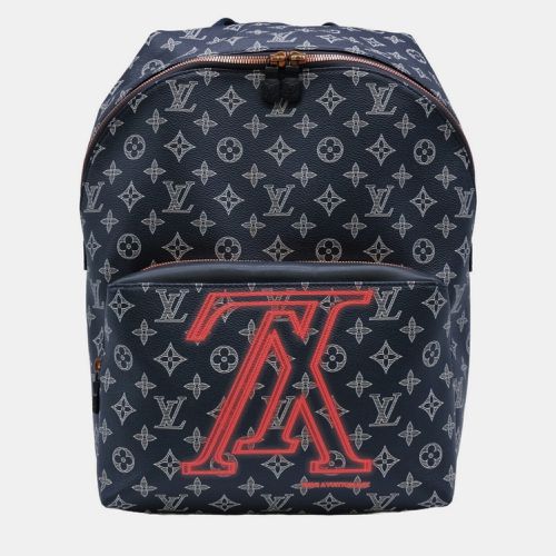 Blue Coated Canvas Monogram Upside Down Apollo Backpack - Louis Vuitton - Modalova