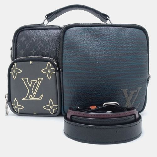 Louis Vuitton Black Canvas and Leather Monogram Eclipse Patchwork Messenger Bag - Louis Vuitton - Modalova