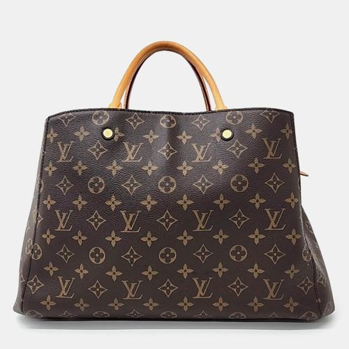 Louis Vuitton Brown Monogram Canvas Montaigne GM Handbag - Louis Vuitton - Modalova