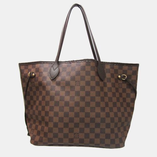 Louis Vuitton Brown Canvas Medium Neverfull Tote Bag - Louis Vuitton - Modalova