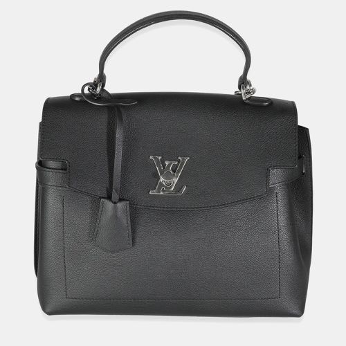 Louis Vuitton Black Calfskin Lockme Ever MM Top Handle Bag - Louis Vuitton - Modalova