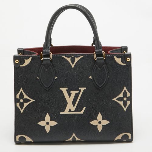 Louis Vuitton Black/Beige Empreinte Leather Onthego PM Bag - Louis Vuitton - Modalova