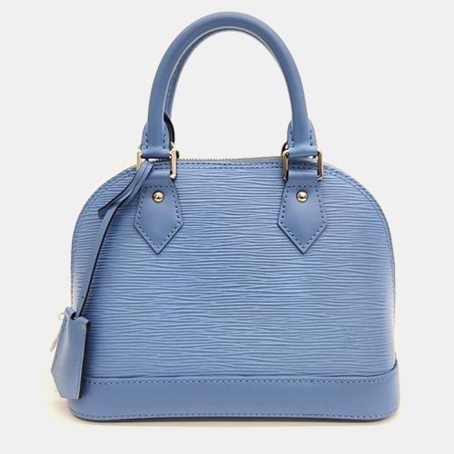 Louis Vuitton Blue Epi Leather Alma BB Satchel Bag - Louis Vuitton - Modalova