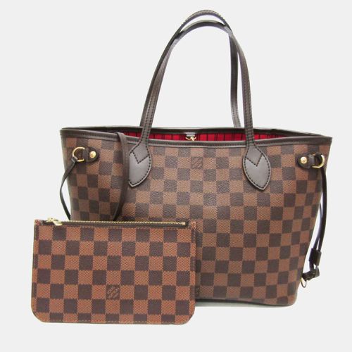 Louis Vuitton Brown Damier Ebene Canvas Neverfull PM Tote Bag - Louis Vuitton - Modalova