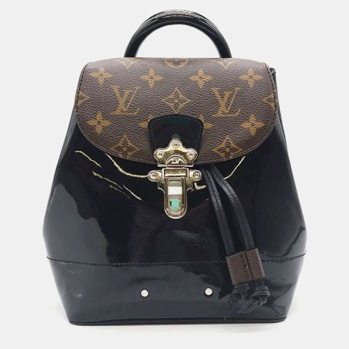 Louis Vuitton Brown/Black Vernis with Monogram Canvas Hot Springs Backpack - Louis Vuitton - Modalova