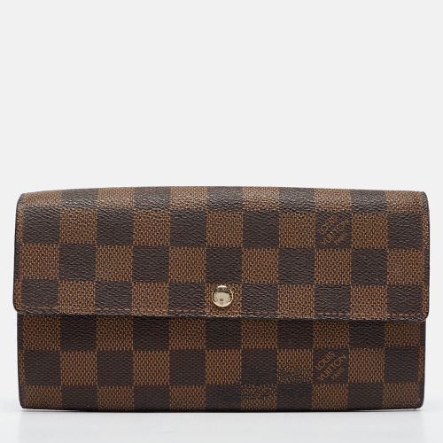 Louis Vuitton Damier Ebene Canvas Sarah Wallet - Louis Vuitton - Modalova